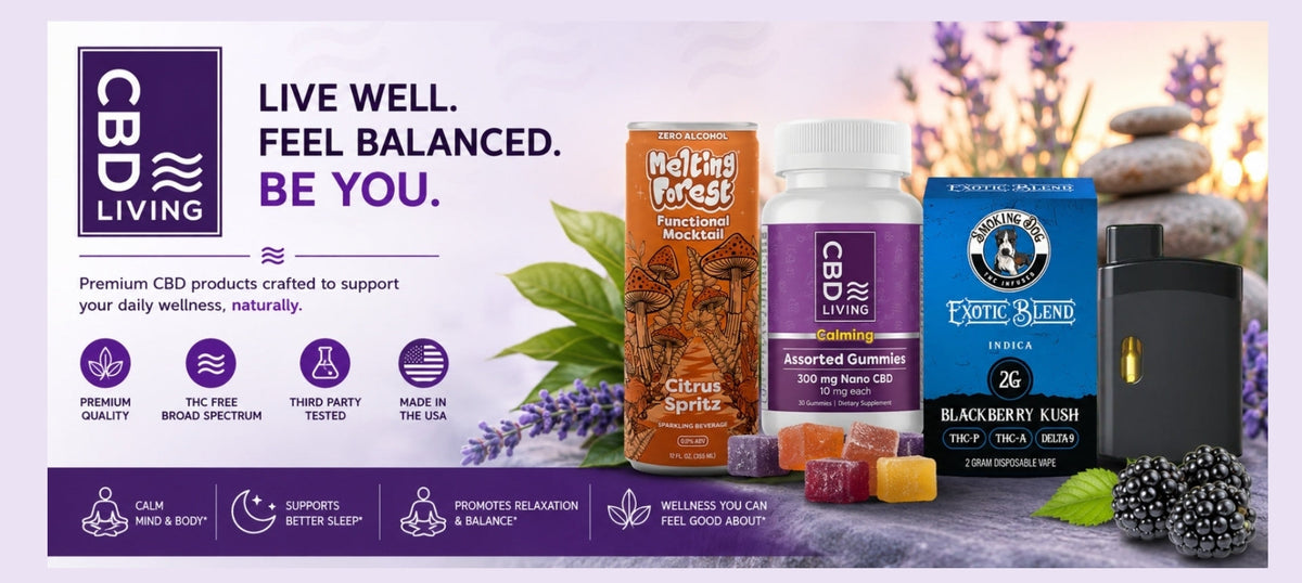 CBD Living Banner - Mystic Journey Path