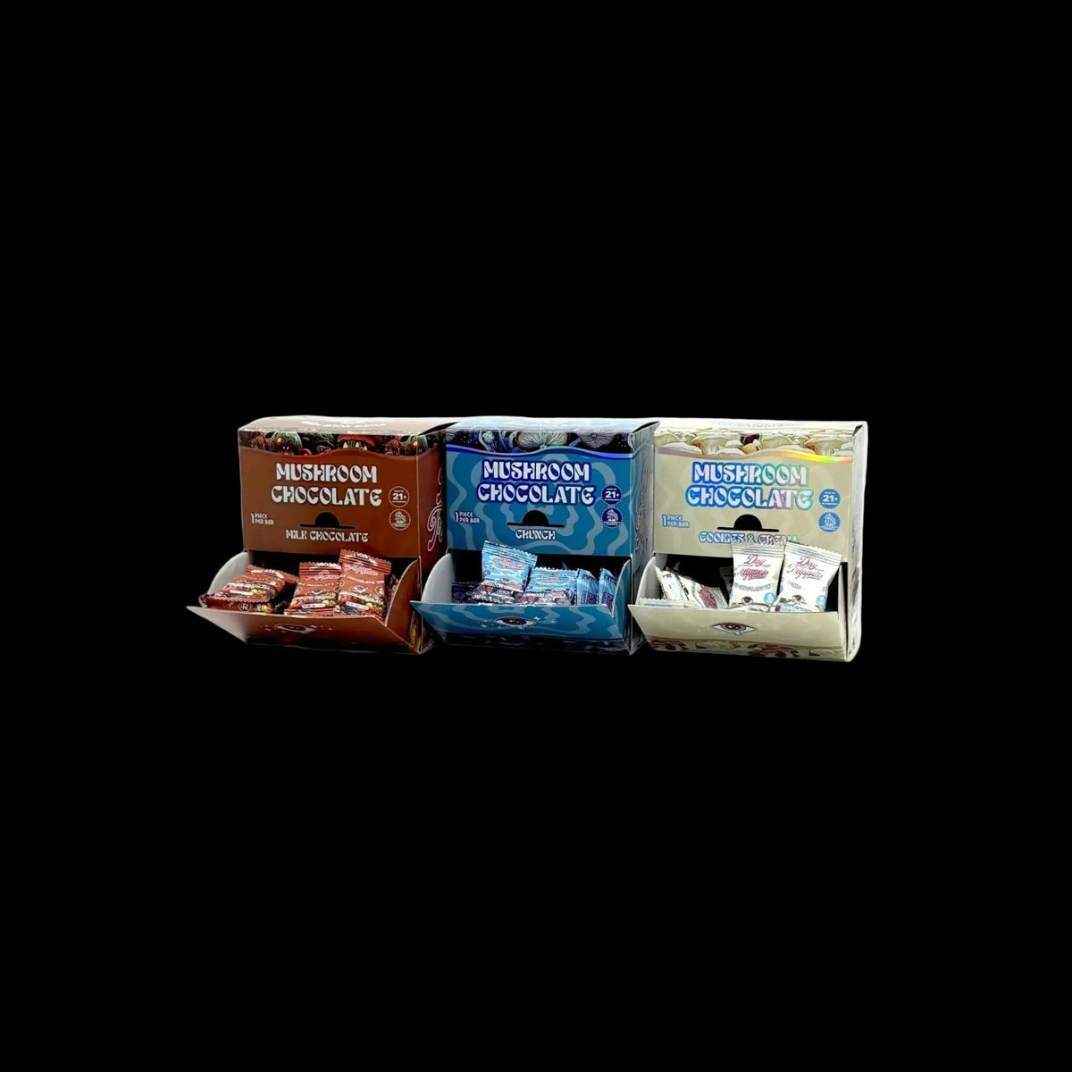 1 Piece Artisan Chocolate Bar (Gravity Fed Display) - 30 Bars/Case - Mystic Journey Path