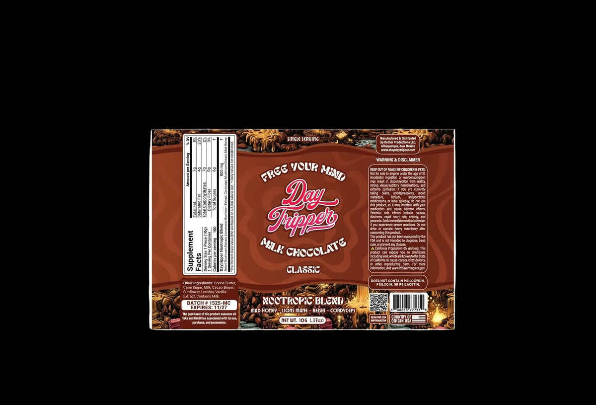 1 Piece Artisan Chocolate Bar (Gravity Fed Display) - 30 Bars/Case - Mystic Journey Path