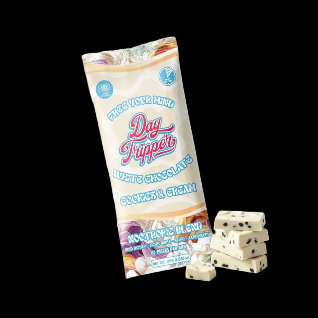 10 Piece Cookies & Cream White Chocolate Bar - 10 Bars/Case - Mystic Journey Path
