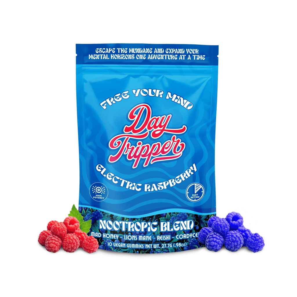 10ct Raspberry Mushroom Gummies Case of 10 - Mystic Journey Path