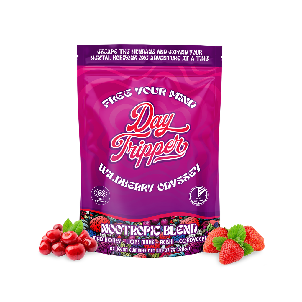 10ct Wild Berry Odyssey Mushroom Gummies Case of 10 - Mystic Journey Path