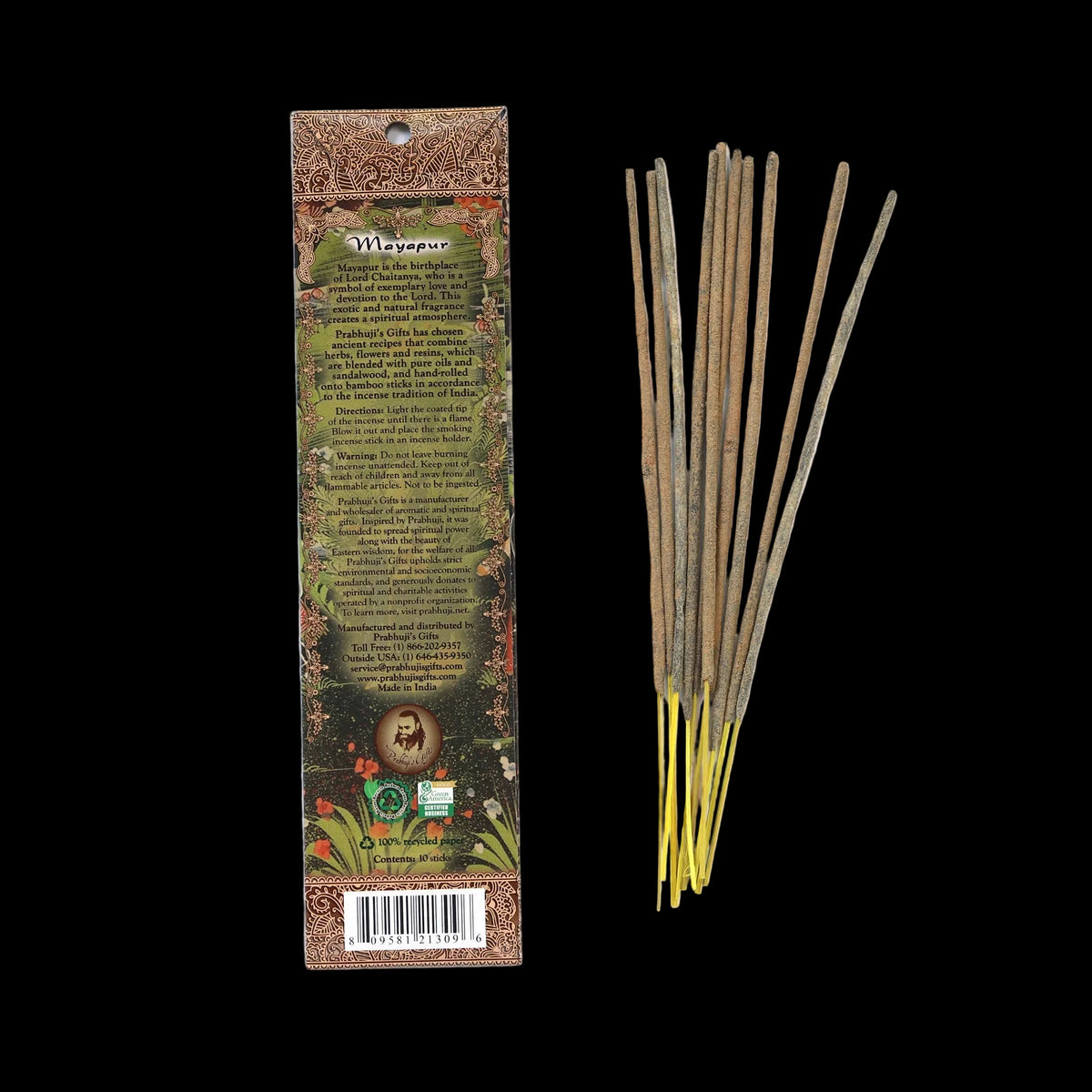 Prabhuji Incense Sticks VRINDA DEVI - Nag Champ - Mystic Journey Path