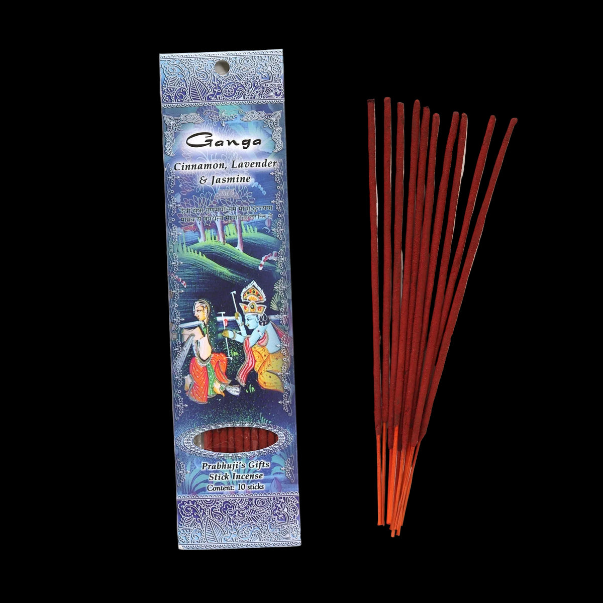 Prabhuji Incense Sticks Ganga - Cinnamon, Lavender, and Jasmine