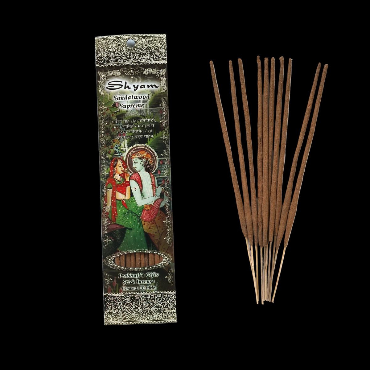 Prabhuji Incense Sticks Shyam - Sandalwood Supreme - Mystic Journey Path