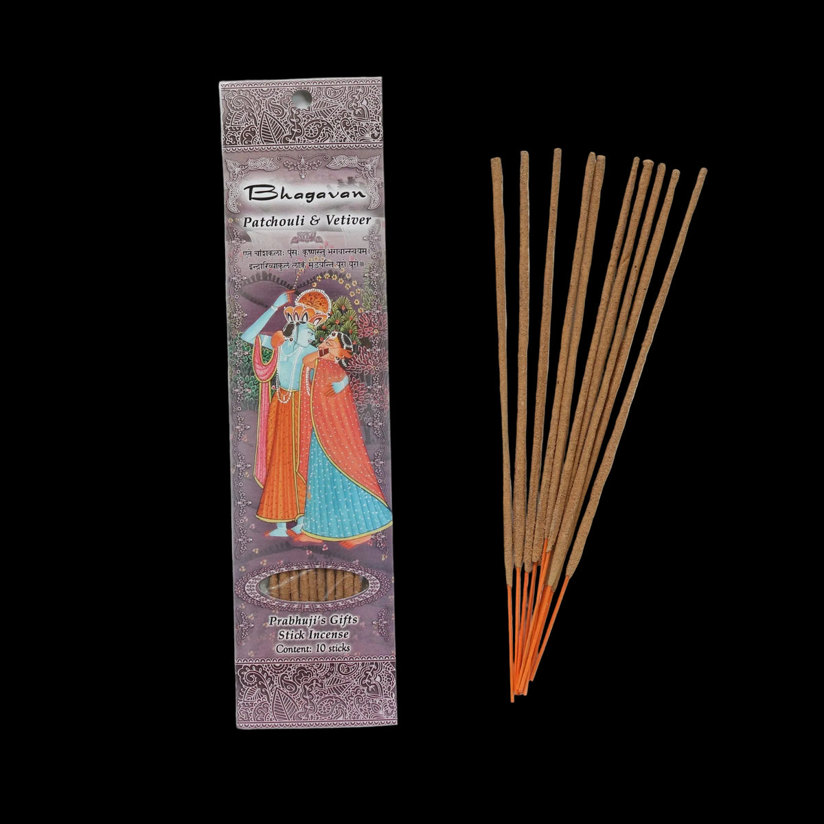 Prabhuji Incense Sticks Bhagavan - Patchouli and Vetiver
