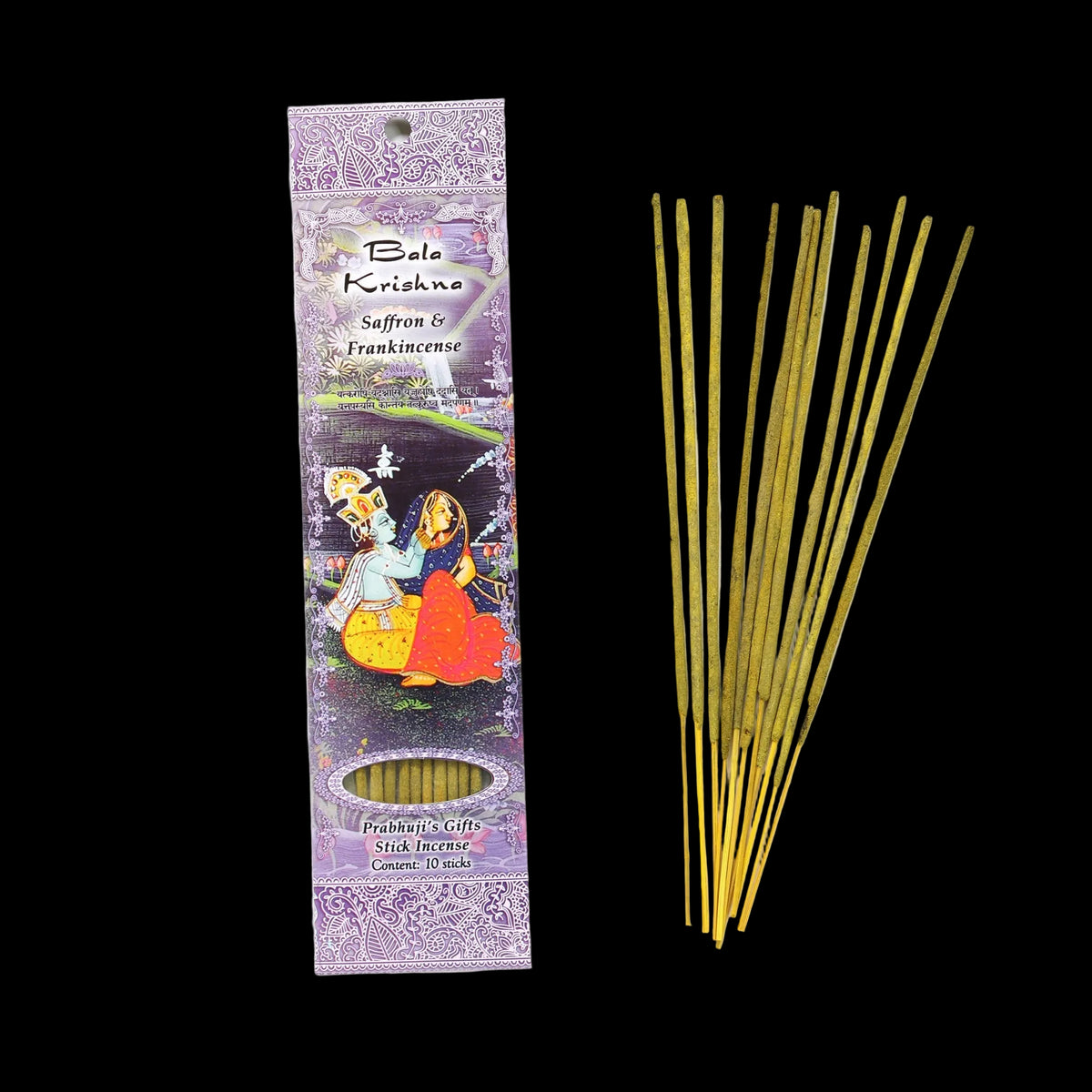 Prabhuji Incense Sticks Bala Krishna  - Mystic Journey Path