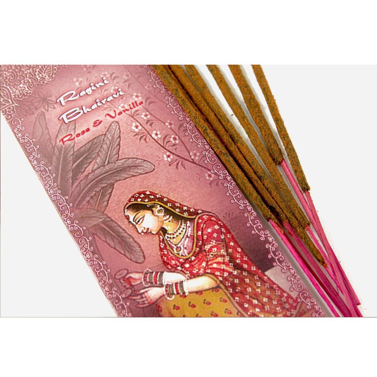 Prabhuji Incense Sticks Ragini Bhairavi - Rose and Vanilla - Passion - Mystic Journey Path