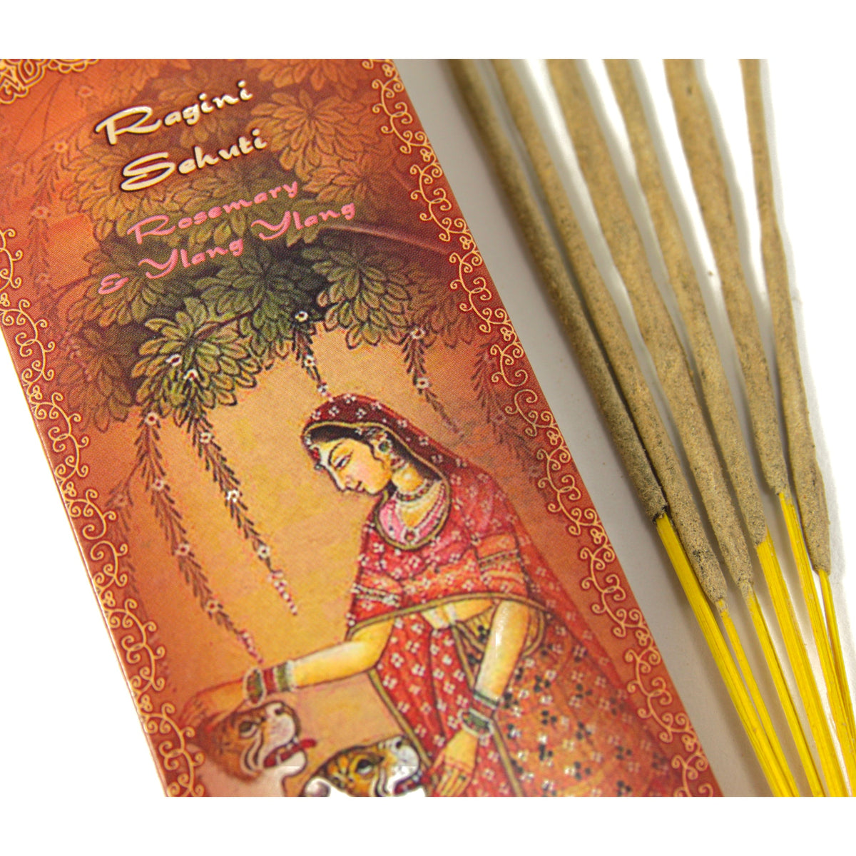 Prabhuji Incense Sticks Ragini Sehuti - Rosemary and Ylang Ylang - Tranquility - Mystic Journey Path