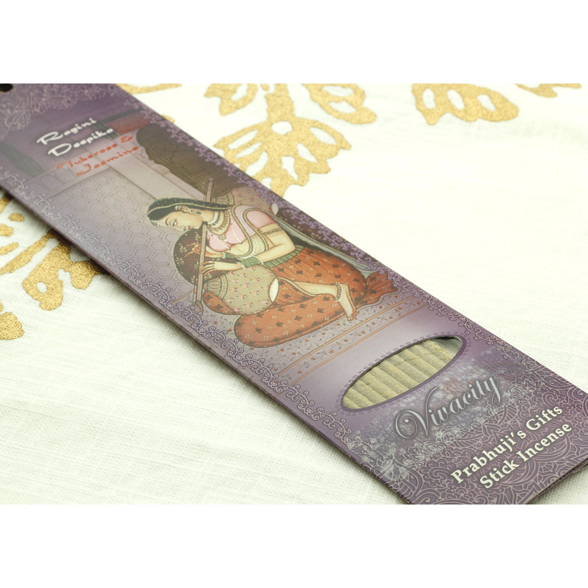 Prabhuji Incense Sticks Ragini Deepika - Tuberose and Jasmine - Vivacity - Mystic Journey Path