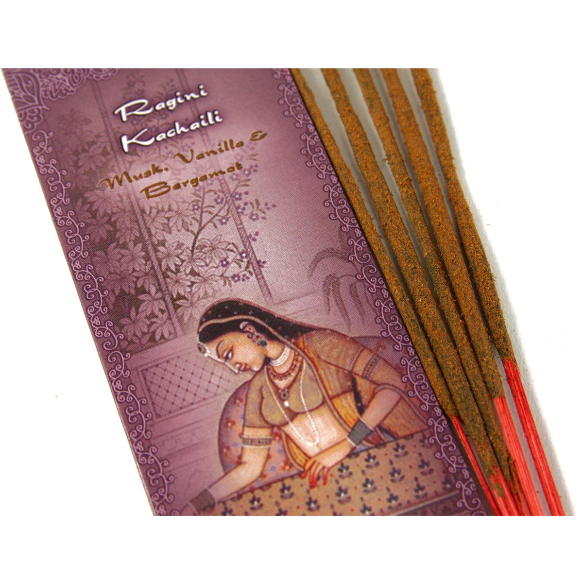 Prabhuji Incense Sticks Ragini Kachaili - Musk, Vanilla, and Bergamot - Grace - Mystic Journey Path