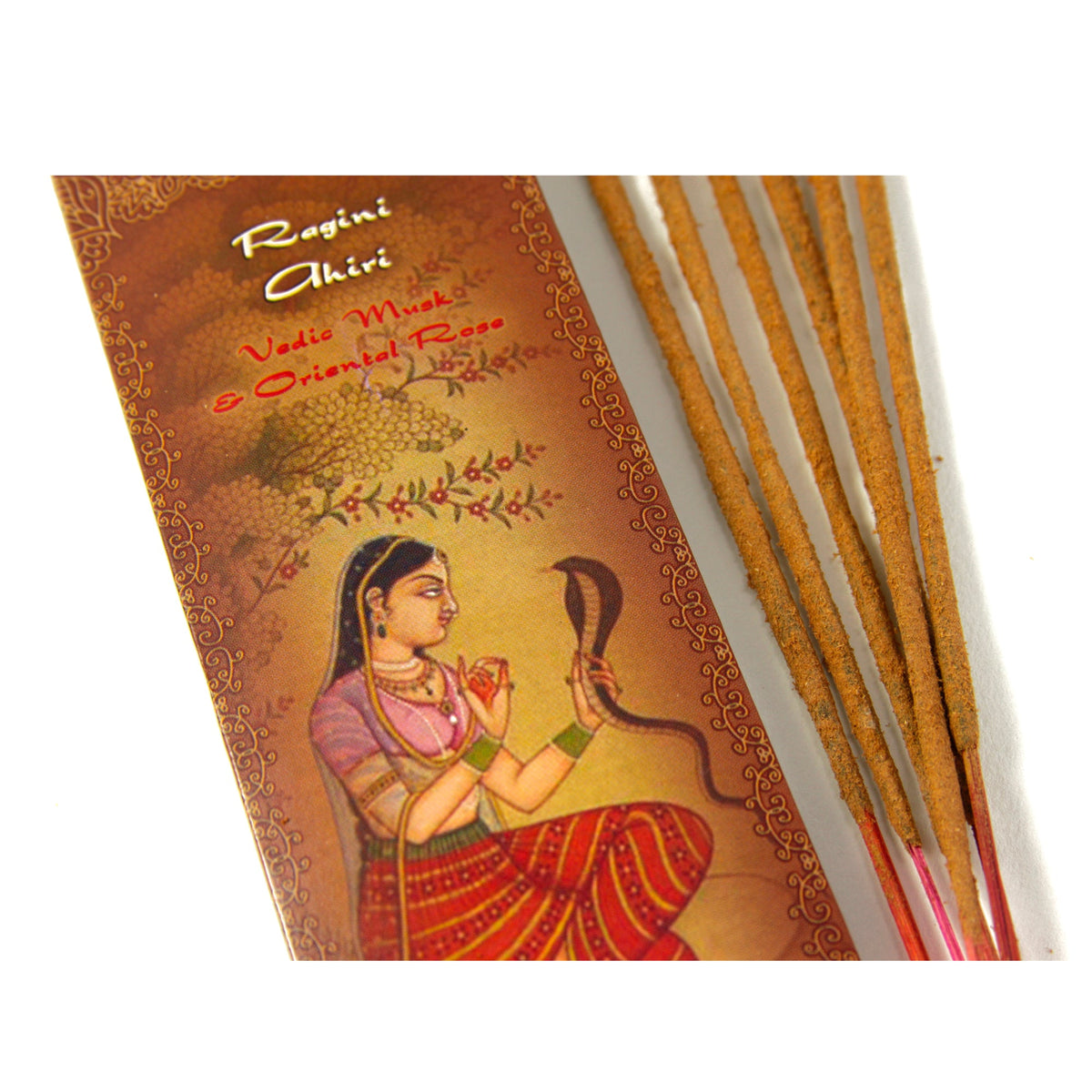 Prabhuji Incense Sticks Ragini Ahiri - Vedic Musk and Oriental Rose - Prayfulness - Mystic Journey Path