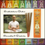 Prabhuji Incense Sticks Sacral Chakra Svadhishtana - Sensuality and Creativity - Mystic Journey Path