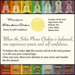Incense Sticks Solar Plexus Chakra Manipura - Power and Self - confidence - Mystic Journey Path
