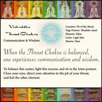 Prabhuji Incense Sticks Throat Chakra Vishuddha  - Communication and Wisdom - Mystic Journey Path
