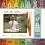 Prabhuji Incense Sticks Throat Chakra Vishuddha  - Communication and Wisdom - Mystic Journey Path