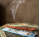 Prabhuji Incense Sticks Throat Chakra Vishuddha  - Communication and Wisdom - Mystic Journey Path