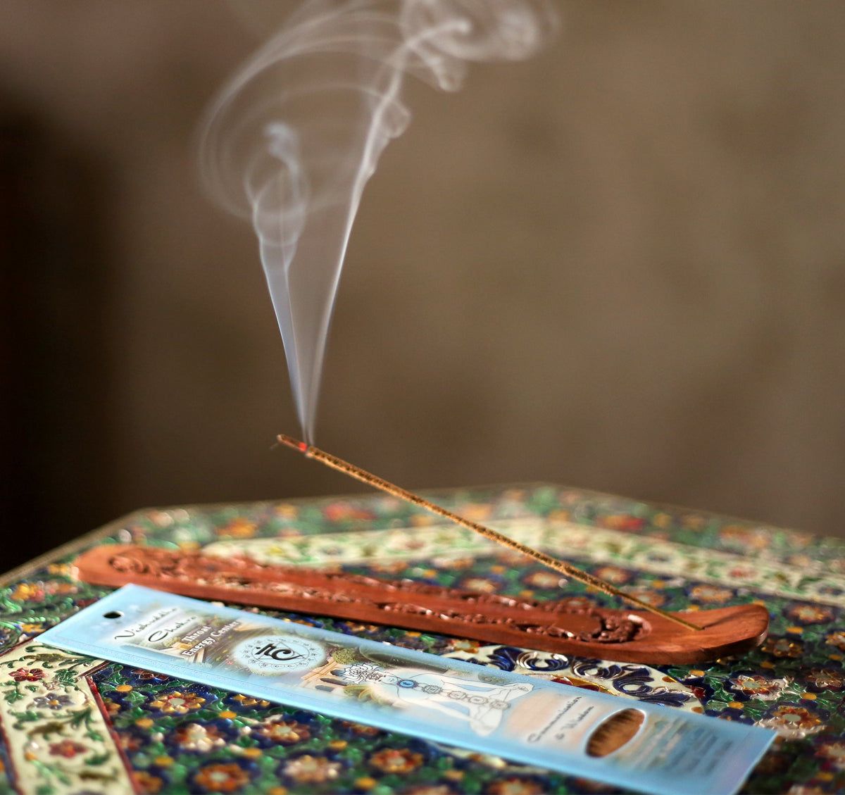 Prabhuji Incense Sticks Throat Chakra Vishuddha  - Communication and Wisdom - Mystic Journey Path