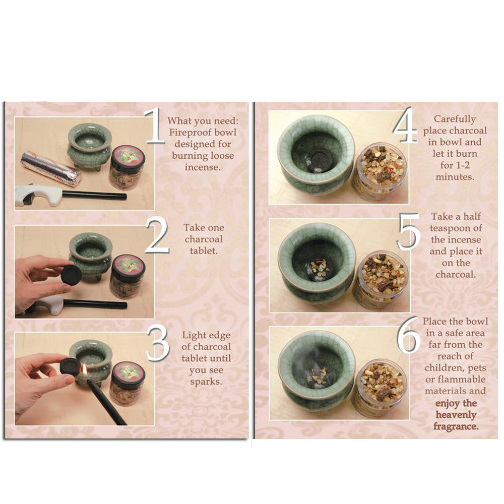 Resin Incense Ananda - Clearing Negativity - 2.4oz jar   - Mystic Journey Path