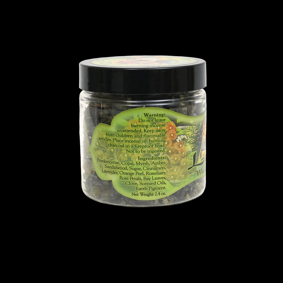 Resin Incense Lakshmi - Money and Prosperity - 2.4oz jar   - Mystic Journey Path