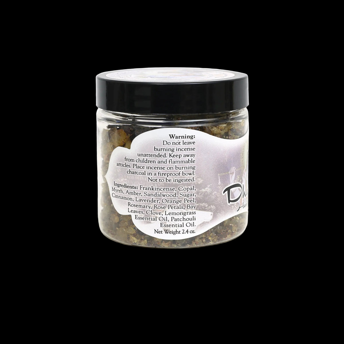 Prabhuji Resin Incense Dhanvantari - Health and Healing - 2.4oz Jar  - Mystic Journey Path
