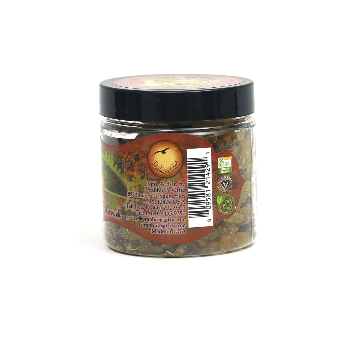 Prabhuji Resin Incense Blend - 2.4oz jar  - Mystic Journey Path