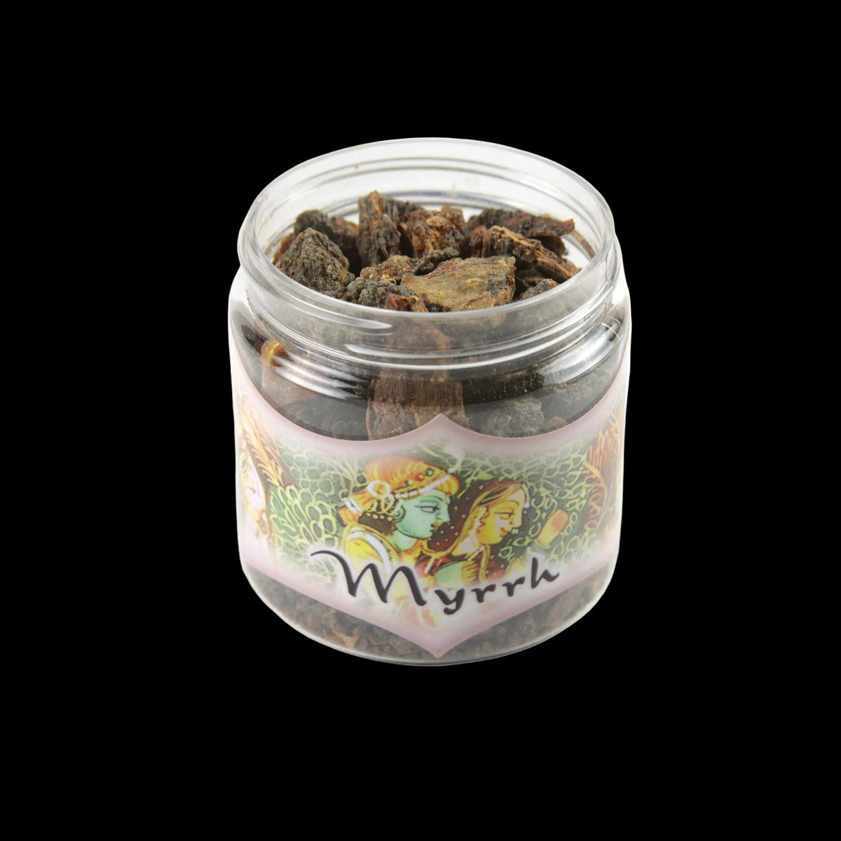 Prabhuji Resin Incense Myrrh - 2.4oz jar  - Mystic Journey Path
