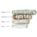 White Sage Smudge Stick - Large Bundle (8"-9.5") - Mystic Journey Path