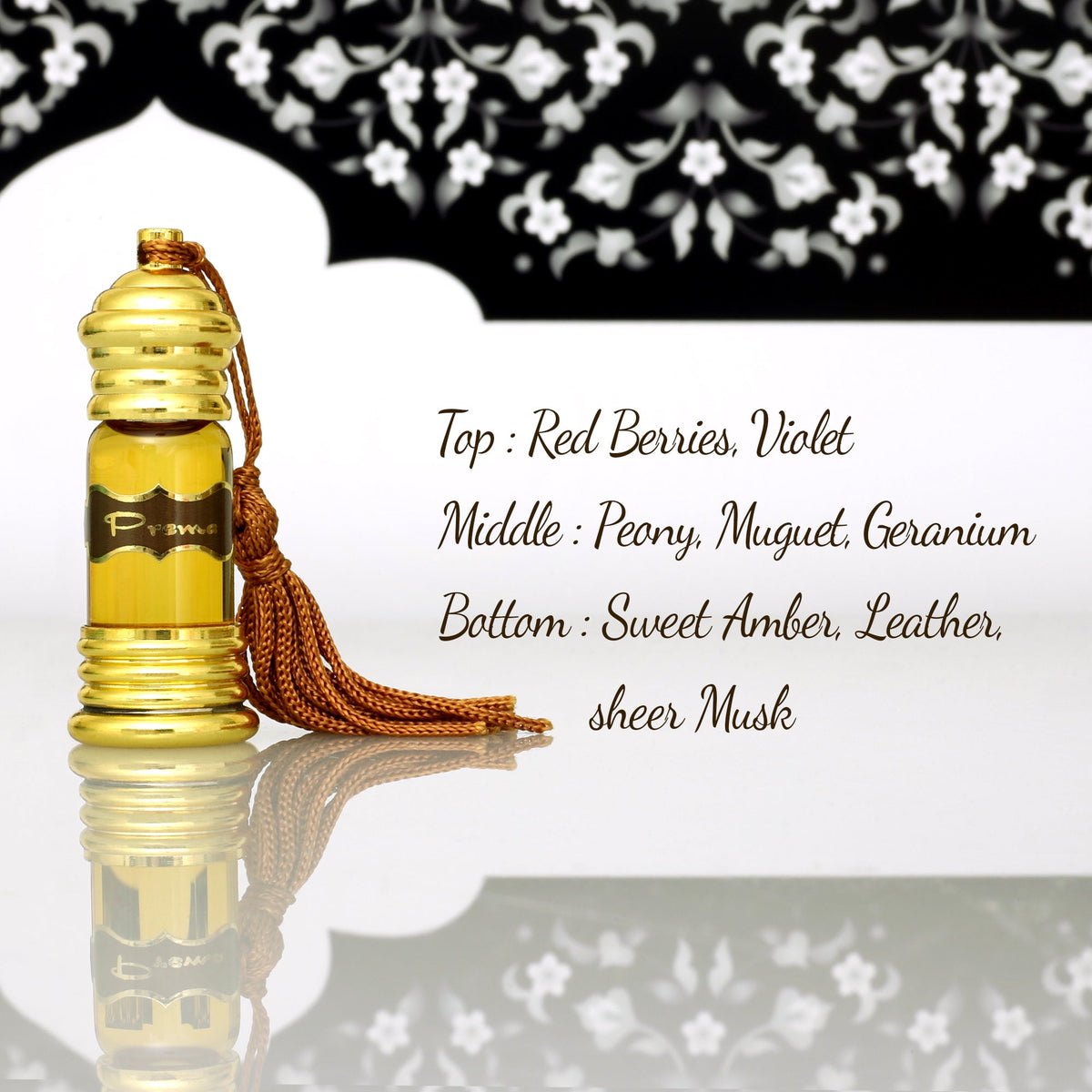 Prabhuji Attar Oil Prema for Bliss - 6ml - Unisex - Mystic Journey Path