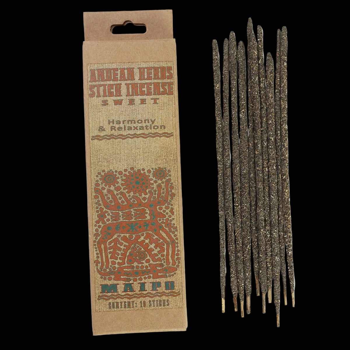 Smudging Incense - Sweet - Andean Herbs Incense Sticks - Harmony & Relaxation - Wholesale and Retail Prabhuji's Gifts  - Mystic journey Path