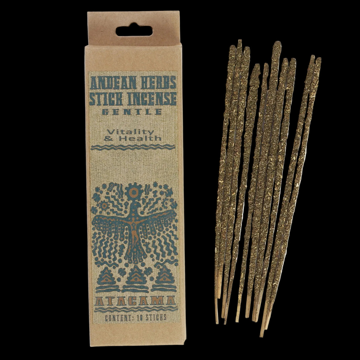 Smudging Incense - Gentle - Andean Herbs Incense Sticks - Vitality & Health - Wholesale and Retail Prabhuji's Gifts  - Mystic journey Path