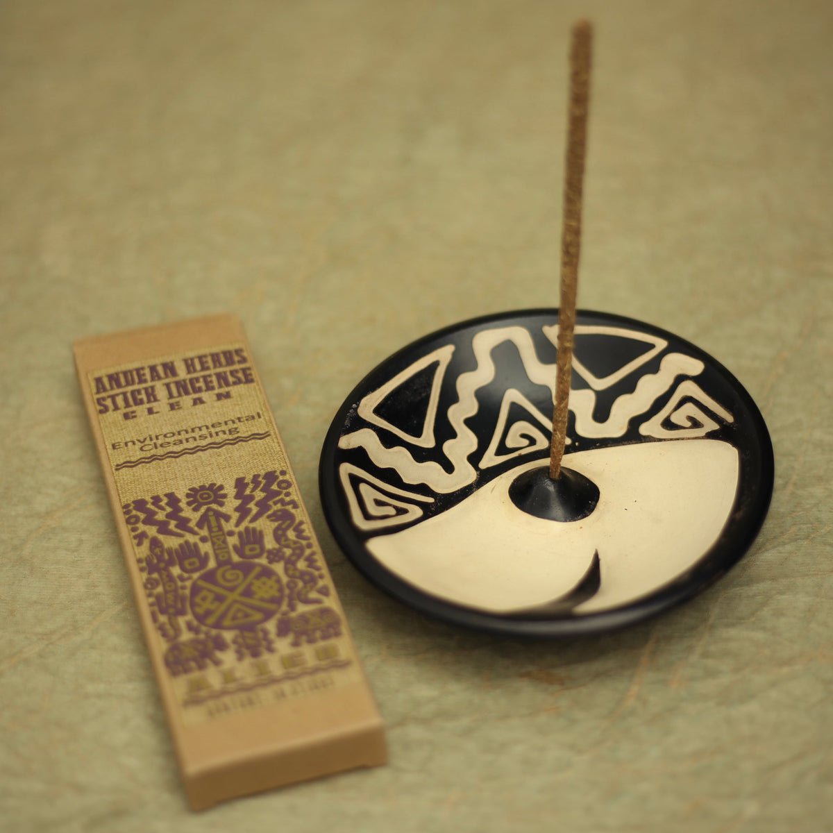 Prabhuji Smudging Incense - Clean - Andean Herbs Incense Sticks - Environmental Cleansing - Mystic Journey Path