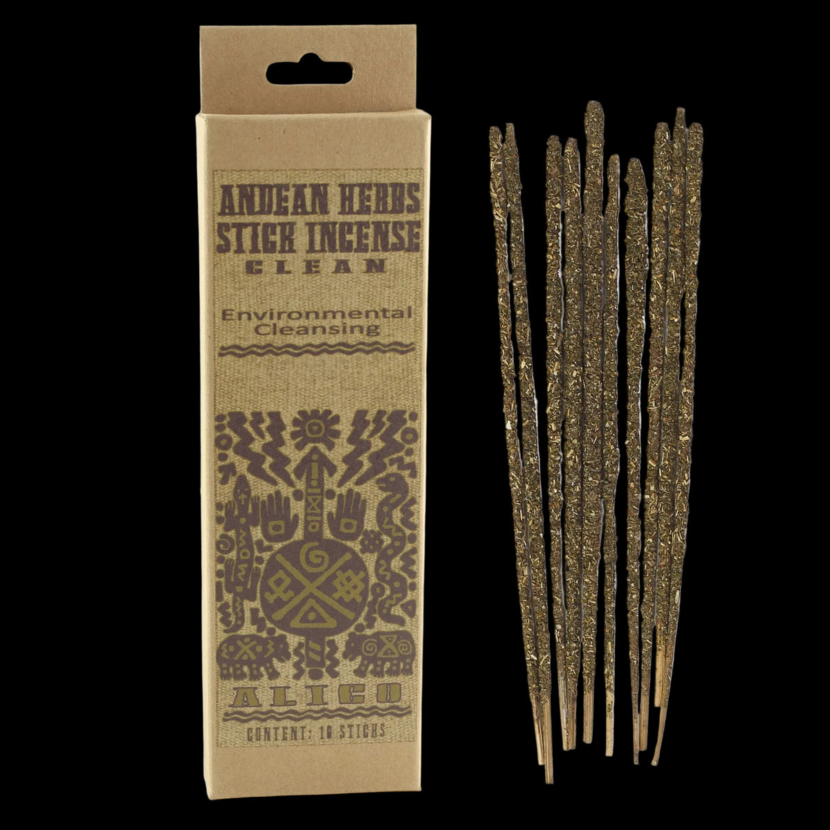 Prabhuji Smudging Incense - Clean - Andean Herbs Incense Sticks - Environmental Cleansing - Mystic Journey Path