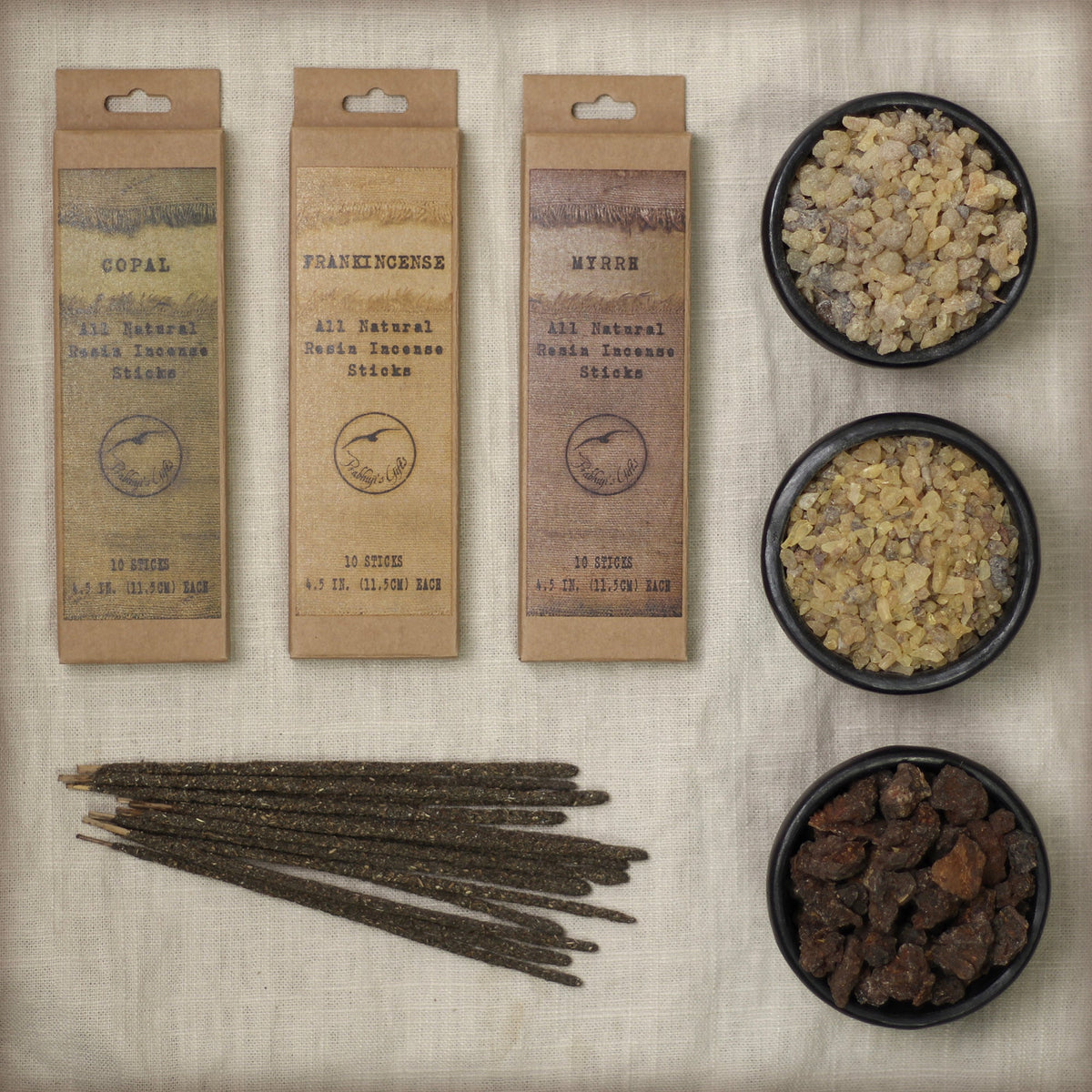 Smudging Incense - Myrrh - Natural Resin Incense sticks - Wholesale and Retail Prabhuji's Gifts  - Mystic journey Path