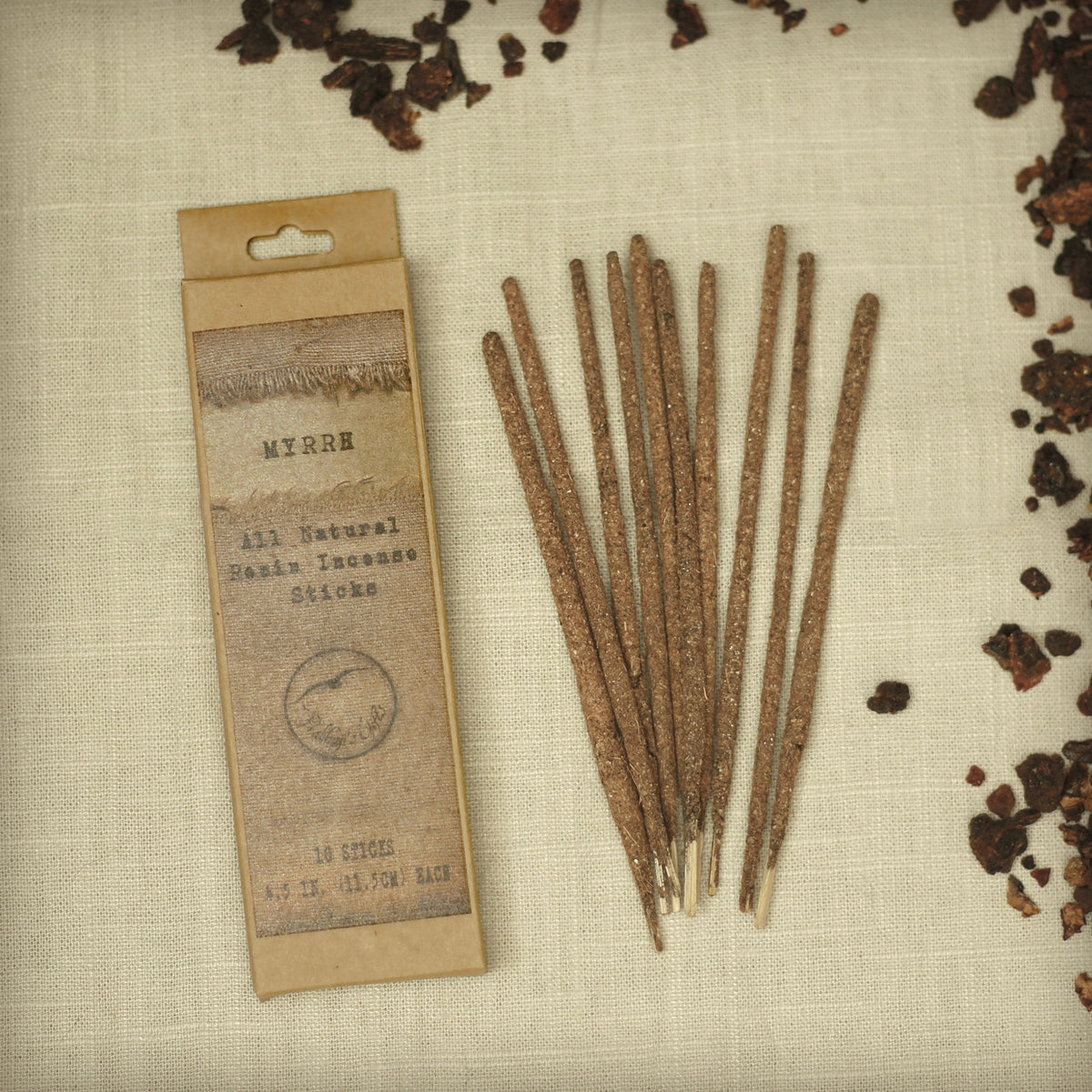 Smudging Incense - Myrrh - Natural Resin Incense sticks - Wholesale and Retail Prabhuji's Gifts  - Mystic journey Path