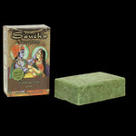Soap Bar Saucha - Natural Uplifting Tulsi Scrub - 3.5 oz (100g) - Wholesale and Retail Prabhuji's Gifts - Mystic Journey Path