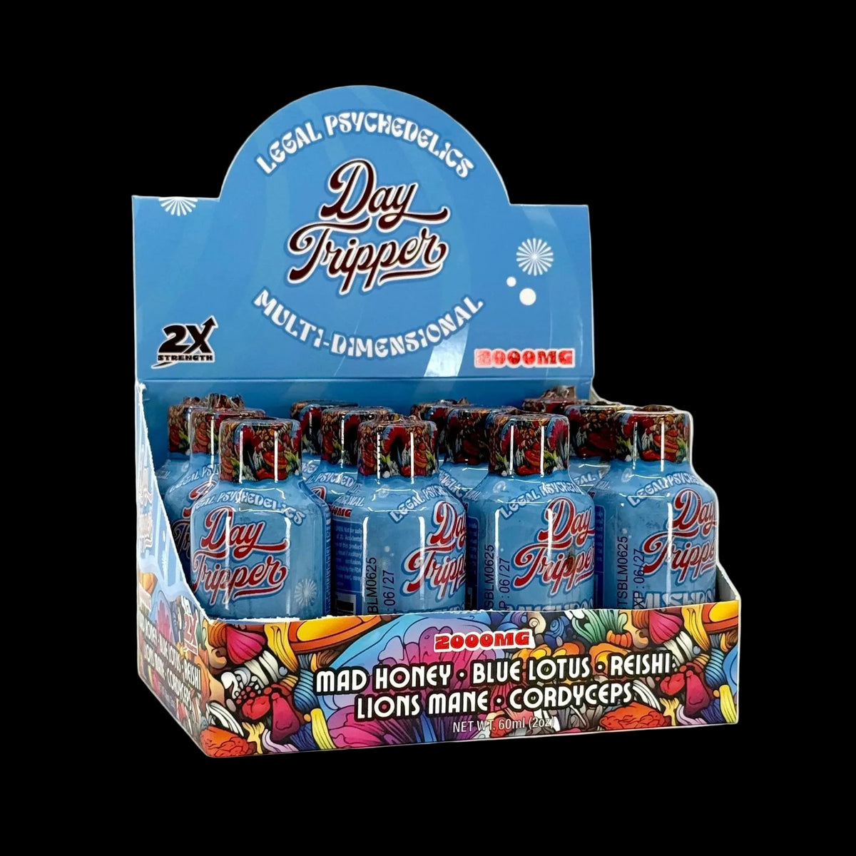 2oz Shot - Multidimensional 2X Strength - 12 Bottles/Case - Mystic Journey Path