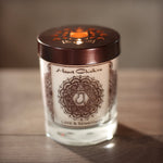 Prabhuji Heart Chakra Anahata | Soy Candle for Chakra Meditation Scented with Essential Oils | Wild Rose | Love and Sensitivity - 10.5oz - Mystic Journey Path