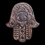 Decor - Wooden Hamsa - Myrtle 7"x6" - Wholesale and Retail Prabhuji's Gifts   - Mystic Journey Path