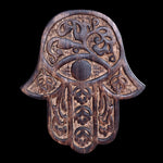 Prabhuji Decor - Wooden Hamsa - Cherry Blossom 7"x6"  - Mystic Journey Path