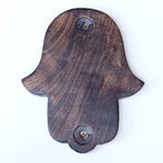 Decor - Wooden Hamsa - Myrtle 7"x6" - Wholesale and Retail Prabhuji's Gifts   - Mystic Journey Path