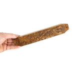 Prabhuji Decor - Wooden Mezuzah Case 9"x1.5" Garden  - Mystic Journey Path