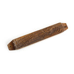 Prabhuji Decor - Wooden Mezuzah Case 9"x1.5" Peacock  - Mystic Journey Path