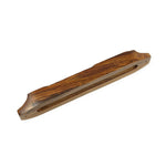 Prabhuji Decor - Wooden Mezuzah Case 9"x1.5" Peacock  - Mystic Journey Path