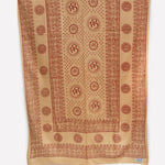 Meditation Yoga Prayer Shawl - Mantra Om - Peach Large   - Mystic Journey Path