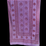 Prabhuji's Gifts - Meditation Yoga Prayer Shawl - Mantra Om - Purple Large  - Mystic Journey Path