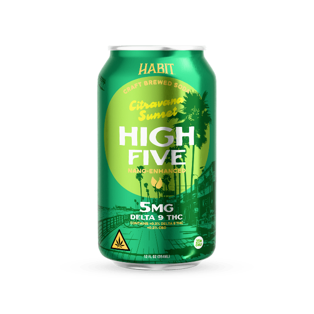 5Mg Delta 9 THC High Five Soda - 24pk - Mystic Journey Path