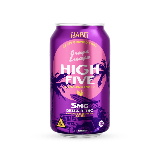 5Mg Delta 9 THC High Five Soda - 24pk - Mystic Journey Path