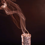 Prabhuji Incense Burner - Soapstone Tower Rose Vine Jali - Mystic Journey Path