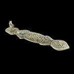 Prabhuji Incense Burner -  Ornate Metal Ganesh Incense Burner with Leaves  - Mystic journey Path